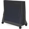 QUICK STAR Telo protettivo per tavolo da ping pong, in PVC, 155 x 80 x 140 cm, grigio, in tessuto PVC, 350 g/m², resistente all'acqua salata
