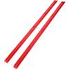 GRIRIW Binari Resistenti per Skateboard 2 Unitá in Plastica Rossa Resistenza Alta Temperatura e Facile Montaggio per Longboard e Tavola Skateboard