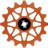 CAZSTYK Puleggia per deragliatore posteriore in lega di alluminio con cuscinetti per bicicletta, con boccole, parte da ciclismo, ruota guida leggera