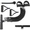 Meyjlgh Fascia elastica per allenamento addominale con 4 tubi, con pedale