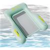 Generic Sedia galleggiante per piscina, pieghevole, con base in rete, supporto a tre lati, anti-ribaltamento, gonfiabile, per adulti, uomini, donne, bambini, abbronzatura, nuoto, giochi d'acqua estivi in