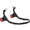 Cavalletto Alzamoto Posteriore Universale E Regolabile Cavalletto Spostamoto Per Moto Sportive Fino 200kg Nero