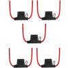 Offgridtec 005017 Supporto per fusibile piatto, Rosso, 5 Stk