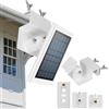 Gusfeliz Supporto per pannello solare per Stick Up Cam/Pro Solar Panel, Spotlight Cam Pro Battery and Stick Up Cam Plus Battery, supporto universale senza fori per pannello solare ad anello per esterni e
