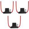 Offgridtec vk3-005016 - Supporto per fusibili piatto, colore: rosso
