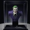 Teca Espositiva d'Autore con Scultura Busto Joker in Ceramica - Macrì