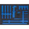 BGS 4035-1 | Modulo per carrelli portautensili 3/3 | vuoto | per BGS 4035