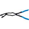 BGS 71006 | Pinza per fascette stringitubo con doppio snodo | piegata | 0-50 mm | 430 mm