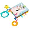 Sophie la Girafe Peluche Specchio Attività Multi-Supporto Dalla Nascita | Sonaglino carta stropicciata anello dentizione e cigolio | fissaggio a passeggino lettino e auto | idea regalo neonato