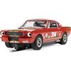 Scalextric C4658 Shelby GT350H - Circuito di corse per auto slot rosse e oro