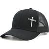 Hatwell Christian Pastor Trucker Cap Regalo per uomo e donna, cappello da baseball ricamato con croce di Gesù, Taglia unica
