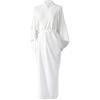 Weduspaty Kimono giapponese per donne, kimono giapponese tradizionale bianco solido con cintura di una taglia giapponese maniche lunghezza yukata