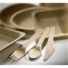 LEONE S.R.L. Cucchiaino in legno 9.5cm - 48 pz - materiale per l'asporto