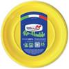 DOPLA SPA Piatti piani cm 22 giallo 25 pz dopla - piatti