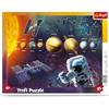 Trefl, Puzzle con cornice con base, 25 pezzi, sistema solare, per bambini dai 4 anni in su, 31342, colorato