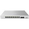 Cisco Meraki MS120-8FP Gestito L2 Gigabit Ethernet (10/100/1000) Connessione Ethernet, con supporto alimentazione tramite questa porta (PoE) Grigio