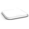 ZENS Singolo Alu. Caricabatterie QI Wireless 220V Cavo 10W Bianco (Apple QC 7,5W)