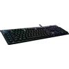 LOGITECH Tastiera meccanica da gioco Logitech G815, interruttore tattile GL a profilo piatto, layout QWERTY spagnolo, carbonio