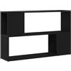 Mhdvray Mobile TV sospeso, nero, 100 x 24 x 63 cm, mobile basso per TV, montaggio a parete, in legno, salvaspazio, per soggiorno, moderno, con ripiano