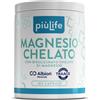 Magnesio Chelato PiùLife - 450 mg Bisglicinato di Magnesio Albion TRAACS con Vit