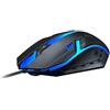 Ejoyous Mouse da Gioco V1 USB, Design a 3 Pulsanti, 1200 DPI, Mouse da Gioco con Illuminazione RGB, Design Ergonomico Ad, Pesi Integrati, Scroller Antiscivolo, Adatto per Ufficio e Giochi