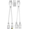 Generic Splitter Ethernet per esterni, splitter per cavi Ethernet | Splitter di rete robusto Splitter Lan impermeabile | Estensione Poe video e stabile per la maggior parte degli switch Poe e cam
