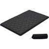 VEVOR Materasso Tatami Addensato da 2032 x 1372 x 89 mm, Tatami Pieghevole Dimensioni Standard, con Borsa Portaoggetti e Accessori di Montaggio, Materassino a 9 Strati per Meditazione Yoga, Nero