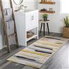 Livabliss Atlanta Tappeto Salotto Moderno per Casa, Sala da Pranzo e Cucina Tappeto Geometrico Astratti Neutri Aztechi Stile Boho, leggera da Pulire, Ampio 80x220cm, Senape, Grigio, Beige