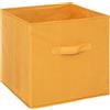 5 five simply smart 5five - cestino in velluto mix n modul 31x31cm giallo