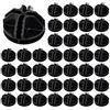 Pineeseatile Connettori di plastica in plastica da 40 pc Connettori di plastica Black Interlocking Plastic Organizzatore Modulare Filla Clip per scaffalature e armadio Modulare Organizzatore Closp Fibbia