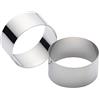 KitchenCraft Kitchen Craft Set 2 anelli da cucina in acciaio INOX, 7 cm