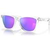 Oakley Frogskins Polished Clear Prizm Violet
