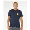 Rip Curl Pacific Rinse Stacked Tee Dark Navy, L