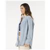 Rip Curl Surf Side Relaxed Denim Shirt Washed Blue, S