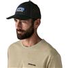 Patagonia P-6 Logo LoPro Trucker Hat Black