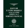 Brooklands Books Ltd Jaguar E-Type 3.8 & 4.2 Series 1 & 2 Service Manual: E/123/8, E/123B/3, E/156