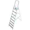 Colombo Scala Pieghevole in Alluminio Libellula 3/4/5/6/7/8 Gradini Senza Rivetti | Scala 8 Gradini, Robusta con Piattaforma Antiscivolo | Portata 150kg | Conforme EN131 TÜV-GS | Made in Italy