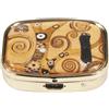 Fridolin Porta Pillole 18282 Klimt Thuya in Metallo, Multicolore 5,1 cm x 3,6 cm x 1,8 cm