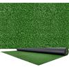 VEVOR Erba Artificiale, 548,64 x 304,8 cm, Tappeto in Erba Sintetica, Altezza Pelo 1,5 cm, Prato Sintetico Realistico con Fori di Drenaggio, Facile da Pulire, per Giardino, Patio, Balcone e Interni