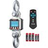 VEVOR Bilancia Elettronica per Gru Carico di 3000 kg, Bilancia Industriale Sospesa per Impieghi Gravosi con Cassa in Alluminio Pressofuso e Display LCD, Divisione 500 g e Interruttore a 3 Unità