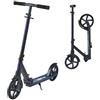 VEVOR Monopattino con 2 Ruote per Bambini da 8 Anni, Monopattino Pieghevole per Mobilità Urbana Carico max. 100kg Altezza Regolabile a 3 Livelli, Pedana Antiscivolo e Freno a Pedale, Nero Viola