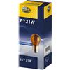 HELLA 8GA 006 841-241 Lampadina - PY21W - Heavy Duty - 24V - 21W - Tipo zoccolo: BAU15s - Scatola - Quantità: 10