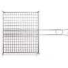 Brigros MasterCook - Griglia Barbecue in Acciaio Inox, Graticola Ribaltabile per Barbecue A Legna, Camino E BBQ, Accessorio per Grigliate, Griglia Pesce Barbecue Resistente alle Alte Temperature