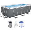 Bestway 56456-7 Set piscina fuori terra Steel Pro Max da 412x201x122 cm