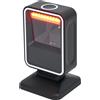 HLH-DP938 Lettore Barcode 2D da Banco HD - Scanner Megapixel Desktop USB Omnidirezionale Inclinabile con Tasto Scansione Manuale