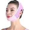 Peosaard Doppio riduzione del mento v linea facciale maschera nastro di sollevamento del viso cinghia di mento morbido per le donne ripristina la pelle elasticità viola, shaper