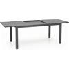 LBSIGN Tavolo In Alluminio Allungabile Da Esterno 100x200-300 Cm Ever Antracite