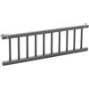 babybay cancelletto di sicurezza babybay I culla adatta per modello Maxi e Boxspring, verniciato grigio ardesia