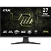 msi MAG 272F X24 - Monitor Gaming 27 FHD (1920×1080), Rapid IPS, 240 Hz, 0,5 ms, HDR Ready, AMD FreeSync Premium, AI Vision, Eye Care, HDMI 2.0b, DisplayPort 1.2a, Design frameless, VESA, Nero