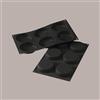 LUCGEL SRL Stampo Disco in Silicone Nero per Monoporzione Dolci e Salati Dm 8 cm H 1,8 cm